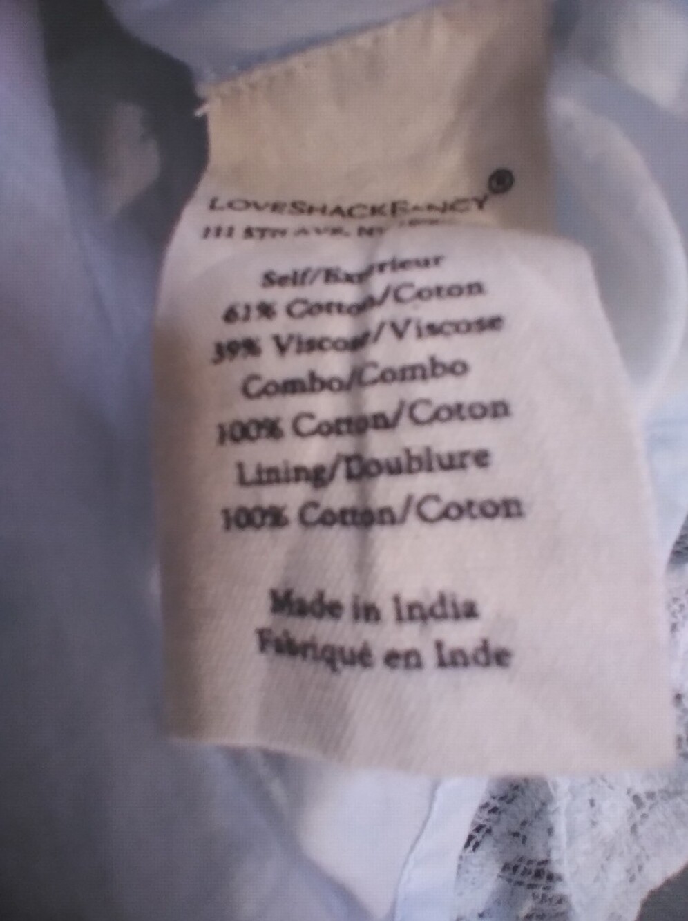 Loveshackfancy Light Blue Frilly Dress Size 4 Embroidered Straps And Detail - Picture 5 of 11